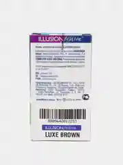 Коричневый цветные контактные линзы ILLUSION fashion Luxe, 2 шт, 8,6, 1 месяц
