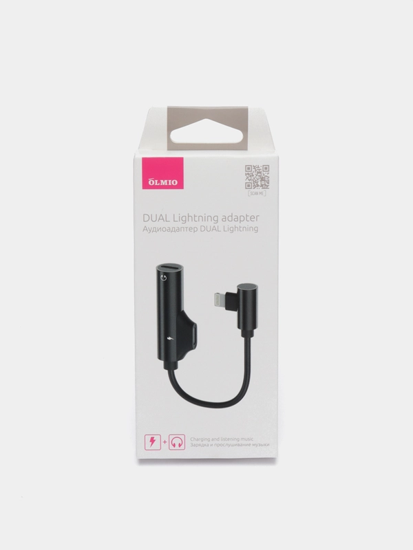 Адаптер аудио DUAL Lightning, OLMIO