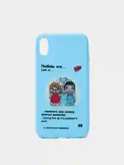 Чехол для IPhone XR "Love is" силиконовый