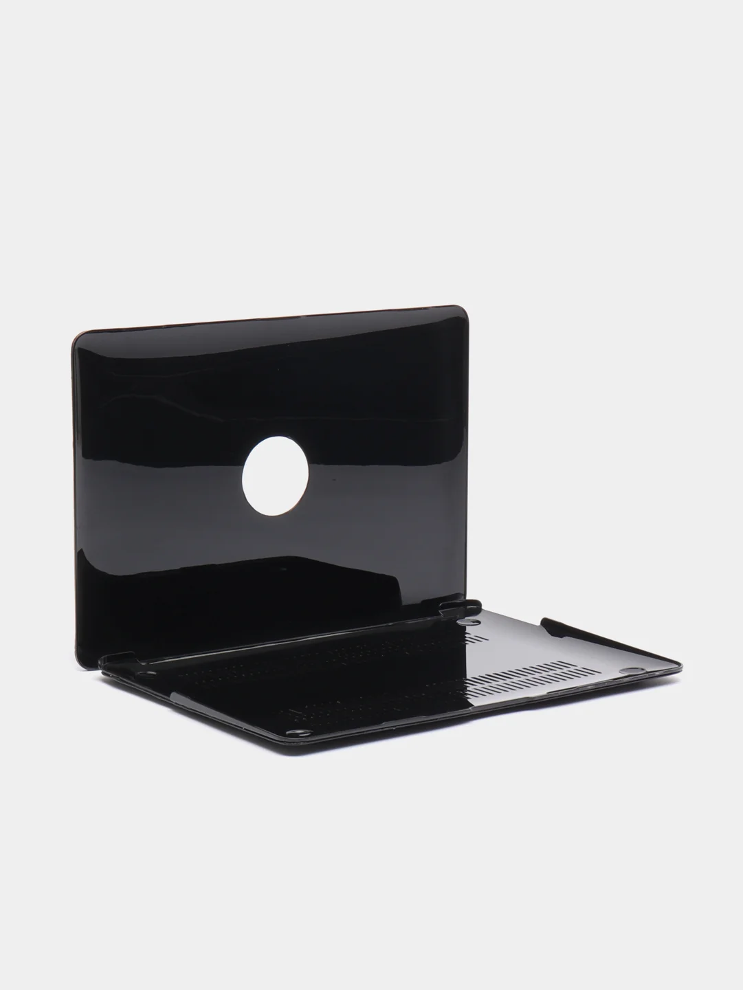 Черный чехол для ноутбука Apple Macbook, Чехол-накладка  для макбука