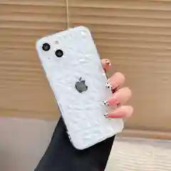 Белый прозрачный чехол для iPhone 11, 12, 13, 14, Pro, Max, силиконовый, с защитой камеры