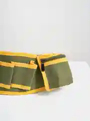 Желтый пояс монтажника для инструмента, средний (пояс строительный)
