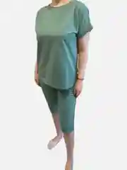 Мятный костюм женский повседневный