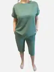 Мятный костюм женский повседневный