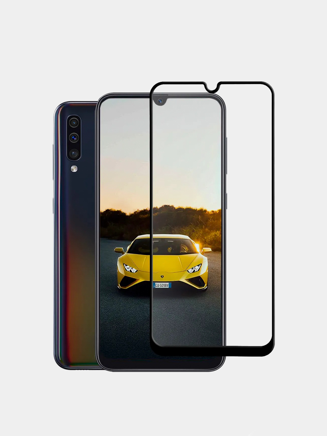 Защитное стекло 9D Samsung Galaxy A50, M21, M30s, A20, A30, A30s (Самсунг  Галакси А50) купить по цене 89.1 ₽ в интернет-магазине Магнит Маркет