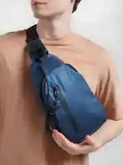 Синий сумка мужская через плечо, рюкзак