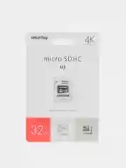 Карта памяти MicroSD SmartBuy Class 10 Pro UHS-U3, 70-90 Мб/с