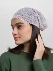 Розовый бандана LERAY ШАЙН из шифона, на резинке, женская