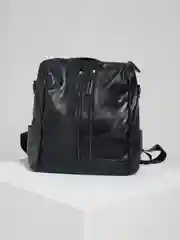 Черный чёрный рюкзак женский