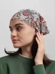 Молочный бандана LERAY ШАЙН из шифона, на резинке, женская