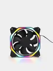 Кулер вентилятор для корпуса компьютера, с RGB подсветкой, корпусный, 12 см