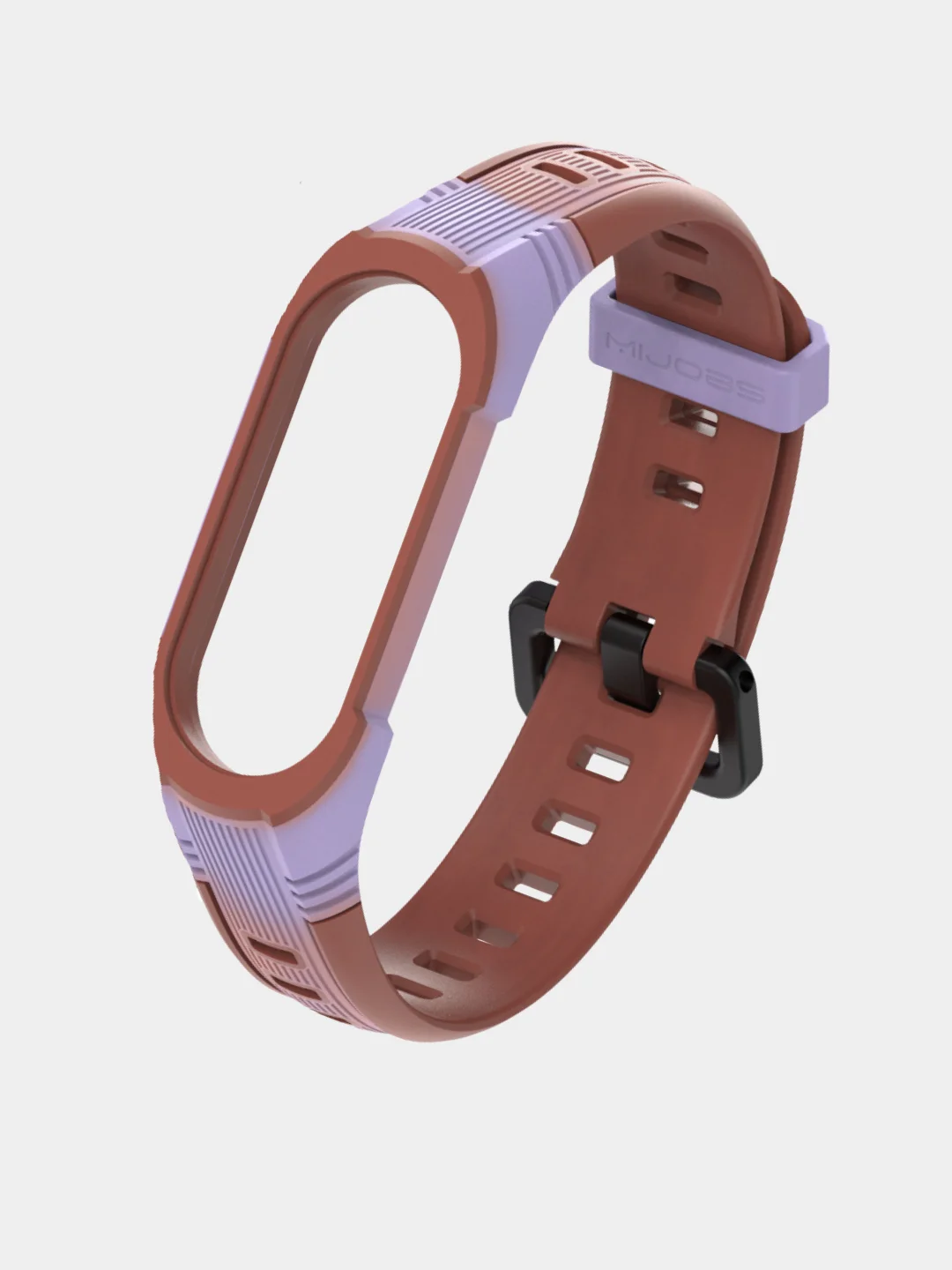 Фиолетовый спортивный ремешок для Xiaomi Mi Band 7 / 8 браслет силиконовый ксяоми ми банд фитнес часы