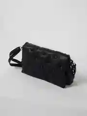 Черный сумка женская через плечо кожанная