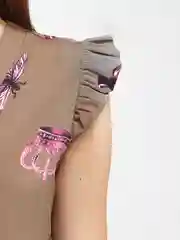 Хаки блузка женская с коротким рукавом летняя
