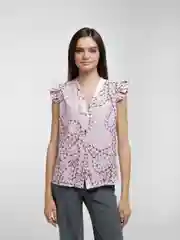Конфетный блузка женская с коротким рукавом летняя