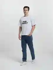 Белый футболка мужская