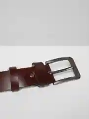 Горчичный ремень мужской классический
