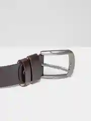 Желтый ремень мужской классический