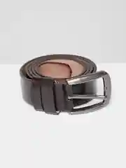 Желтый ремень мужской классический
