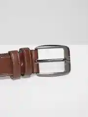 Вишнёвый ремень мужской классический