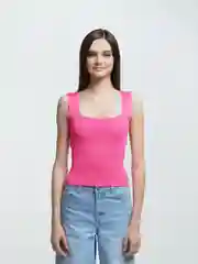 Фуксия топ женский, базовый