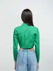 Зеленый топ женский