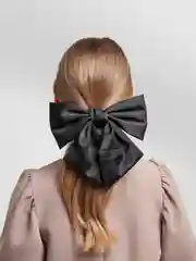 Черный бант заколка бантик 17*17см
