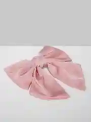 Розовый бант заколка бантик 17*17см
