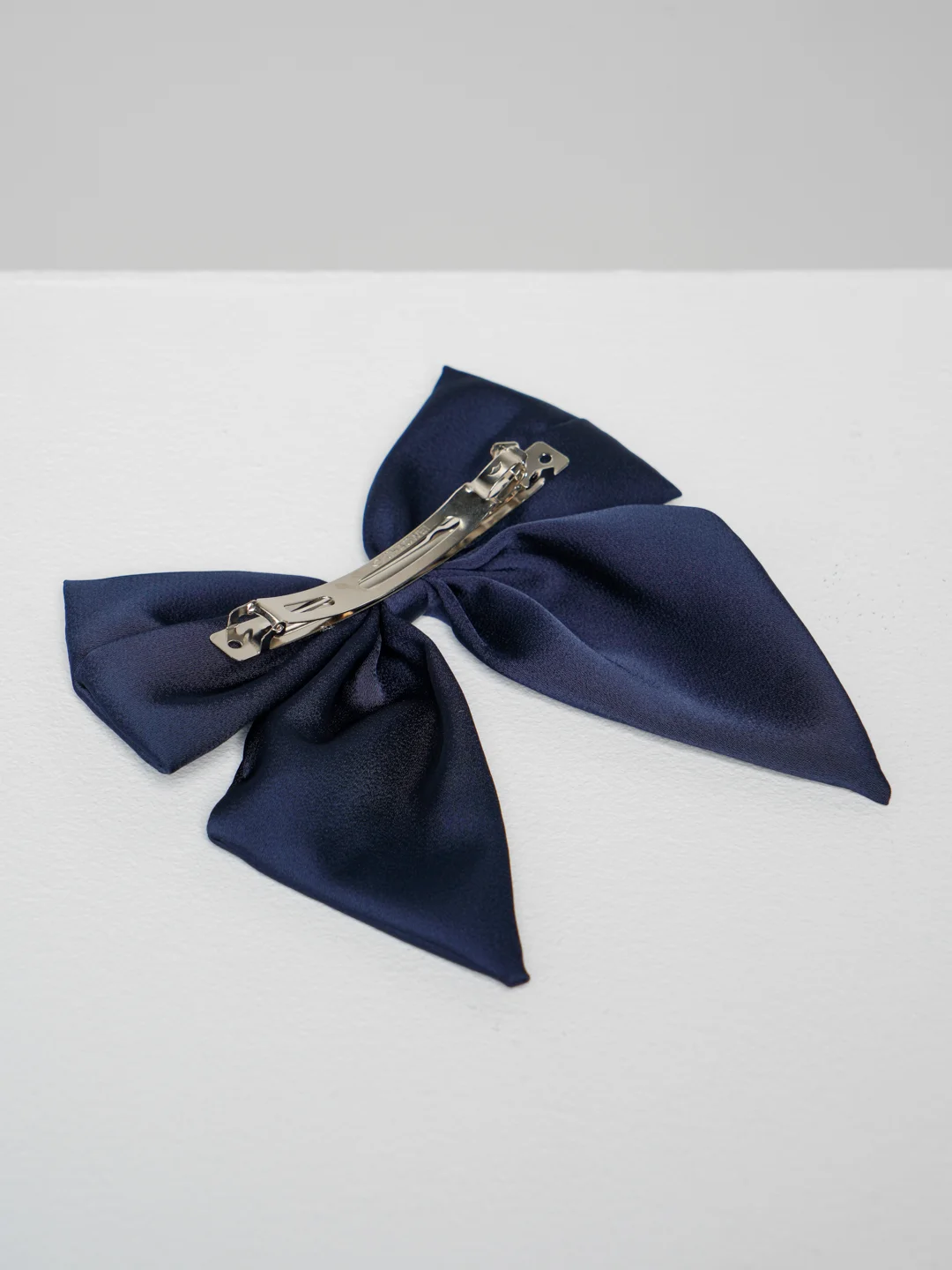 Индиго заколка Бант 15*15