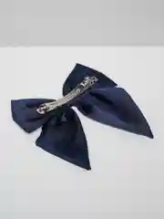 Индиго заколка Бант 15*15