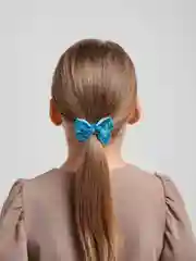 Бантики на резинке, блестящие, пара