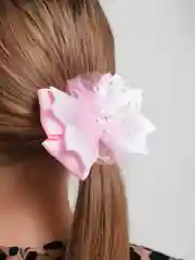 Розовый бант для волос (2шт)