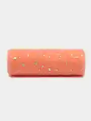 Кораллово-розовый фатин шириной 15 см, фатиновая лента, упаковочная лента