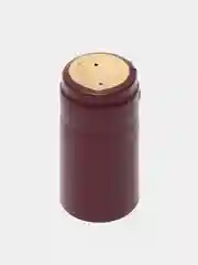Бордовый термоусадочный колпачок на винную бутылку