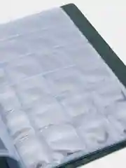 Зелёный хаки альбом для монет на 240 ячейки