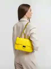 Желтый сумка женская кросс боди