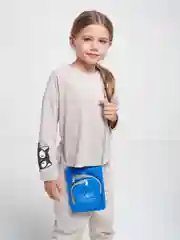 Голубой кошелек нагрудный Царевна-Лебедь "Анук"