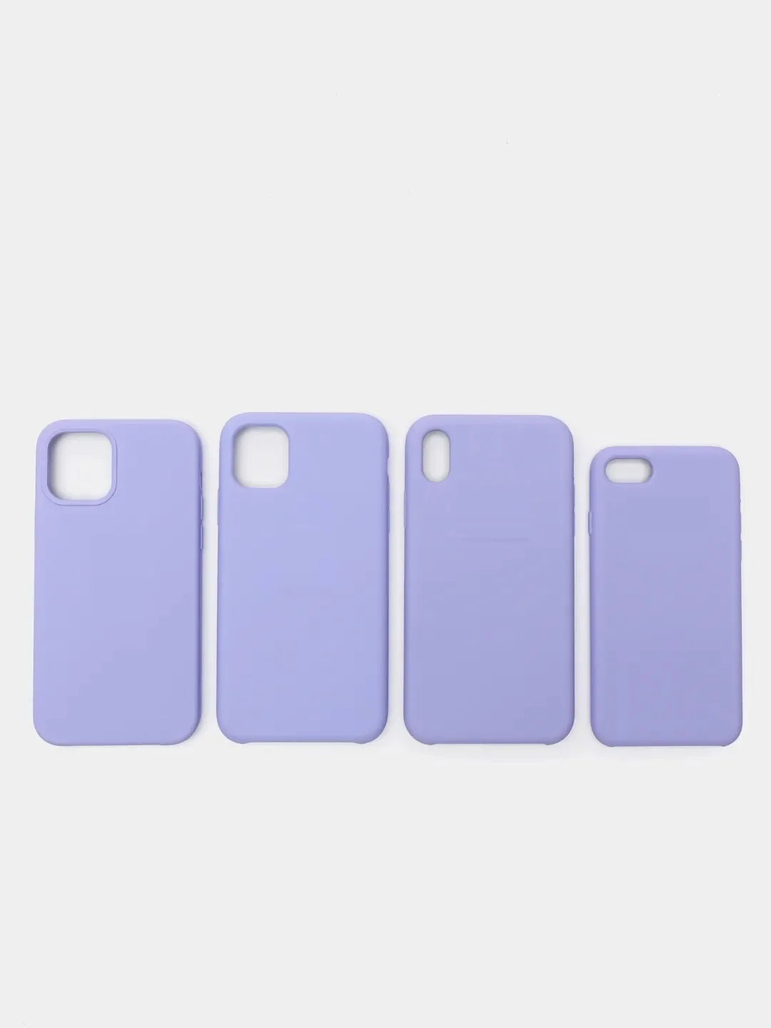 Белый чехол силиконовый для iPhone
