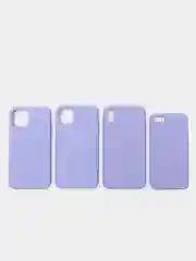 Белый чехол силиконовый для iPhone