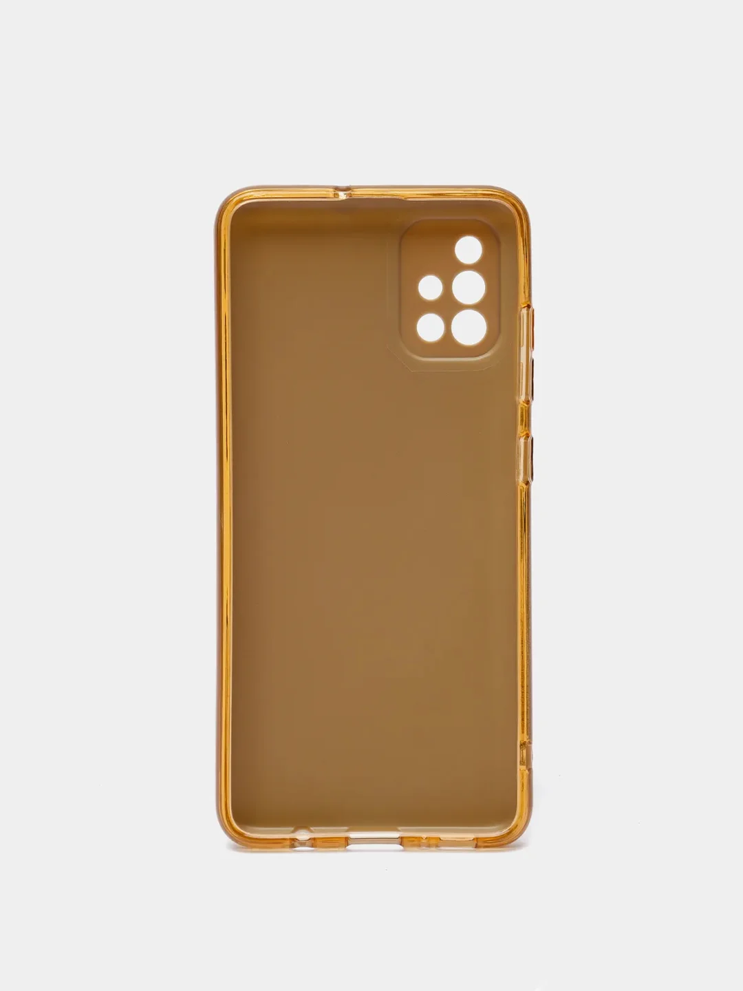 Золотой чехол Samsung Galaxy A51, Самсунг Галакси А51 с защитой камеры, блестящий