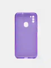 Фиолетовый чехол Samsung Galaxy A11 / M11, Галакси А11 / М11  блестящий сияющий с защитой камеры