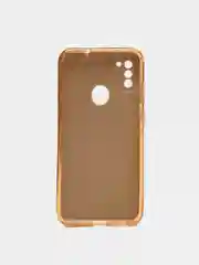 Золотой чехол Samsung Galaxy A11 / M11, Галакси А11 / М11  блестящий сияющий с защитой камеры