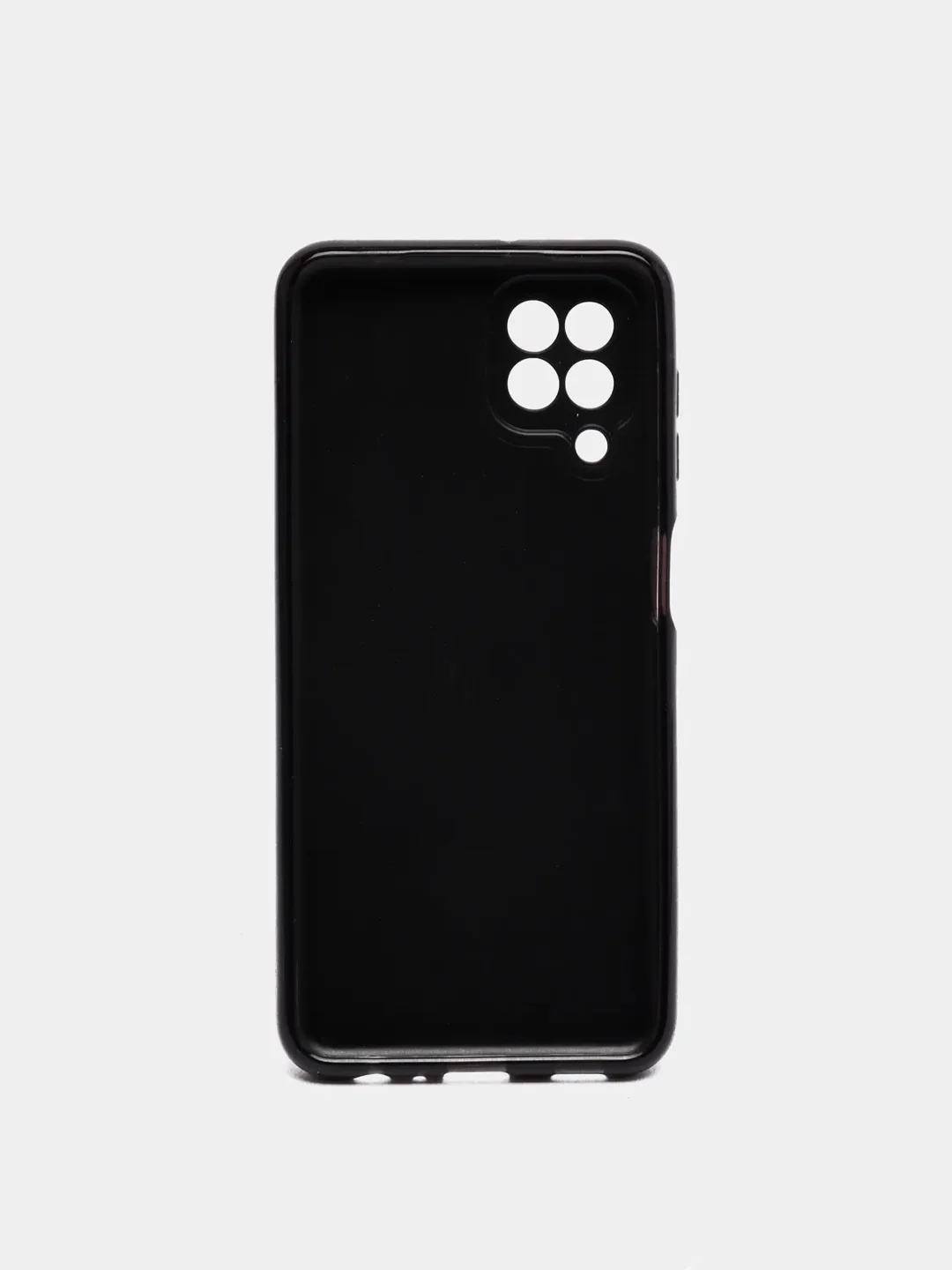 Черный чехол Samsung Galaxy A22 4G, M22, Самсунг Галакси А22 4G, М22 блестящий с защитой камеры