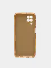 Золотой чехол Samsung Galaxy A22 4G, M22, Самсунг Галакси А22 4G, М22 блестящий с защитой камеры
