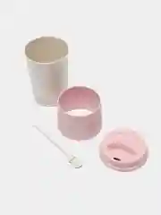 Розовый стакан
