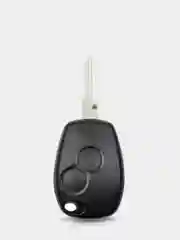 Желтый ключ авто корпус брелок 2 кн Renault Lada Рено Nissan Megane Duster Logan Лада Laguna Clio