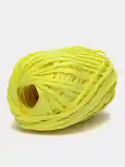 Лимонный пряжа для вязания Raffia / пряжа "Рафия" 4 мотка