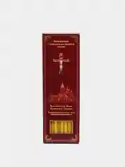 Свечи церковные восковые конусные с молитвой Честному  Животворящему Кресту, 20 шт