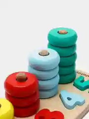Развивающая игрушка пирамидка "Счеты", методика Монтессори