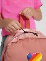 Конфетный рюкзак Likee с помпоном